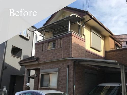 高槻市|屋根･外壁塗装[戸建約35坪]H 施工前
