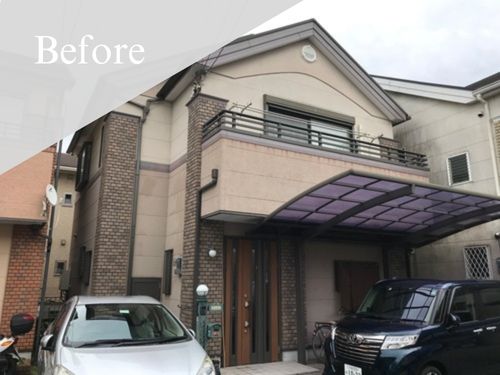 高槻市|屋根･外壁塗装[戸建約29坪]M 施工前