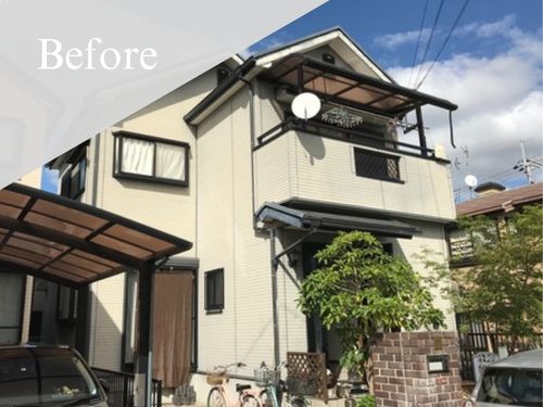 枚方市|屋根･外壁塗装[戸建約30坪]I 施工前
