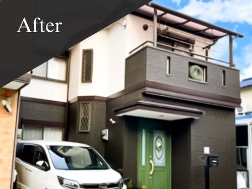 高槻市|屋根･外壁塗装[戸建約25坪]E 施工後