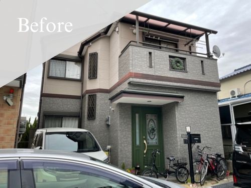 高槻市|屋根･外壁塗装[戸建約25坪]E 施工前