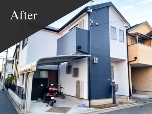交野市|屋根･外壁塗装[戸建約27坪]K 施工後