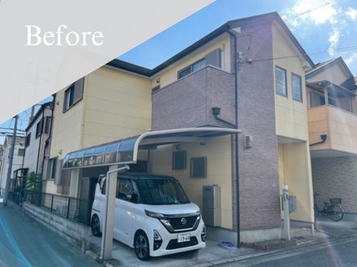 交野市|屋根･外壁塗装[戸建約27坪]K 施工前