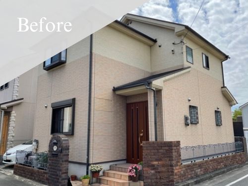 茨木市|屋根･外壁塗装[戸建約30坪]Q 施工前